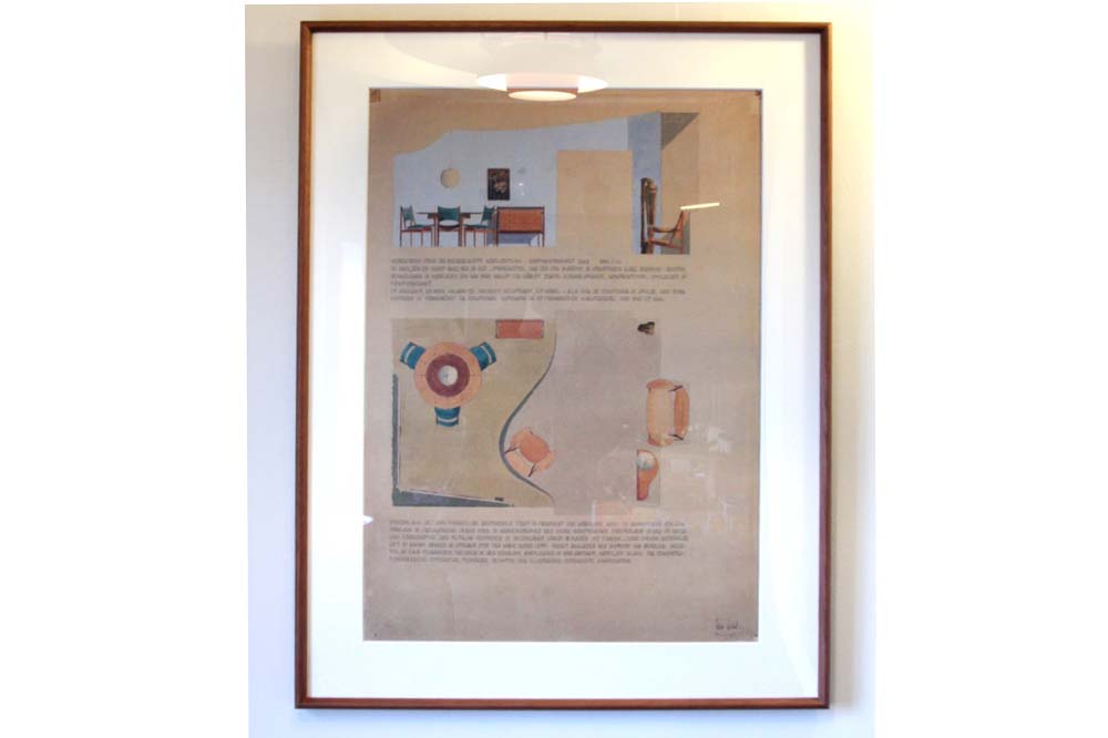 Finn Juhlフィンユール ポスター 額装 エジプシャンチェア、チーフテン