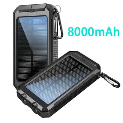 大容量！ ソーラーモバイルバッテリー 8000mAh::女性向けノベルティ