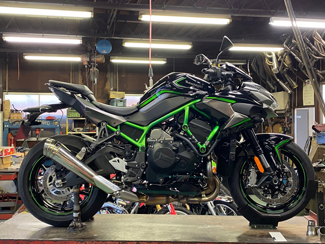 Z H2 / POWERBOXメガホン専用 カーボンヒートガード ※オオタケ