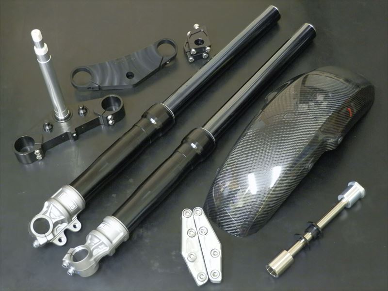 ZRX400用 オーリンズφ43正立フロントフォークキット