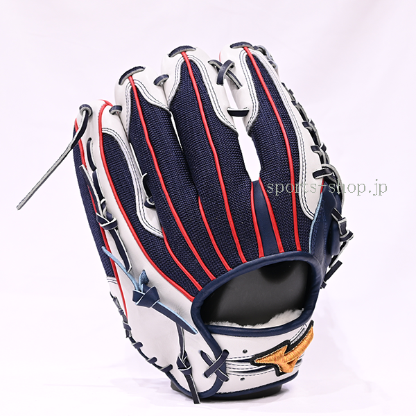 ミズノプロ 軟式用 オーダー 外野手用 近藤型 ジャパン カラー 背面