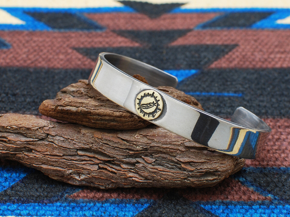 K18GOLD HAWK FEATHER INGOT BRACELET/NATIVE SPIRIT（ネイティブ