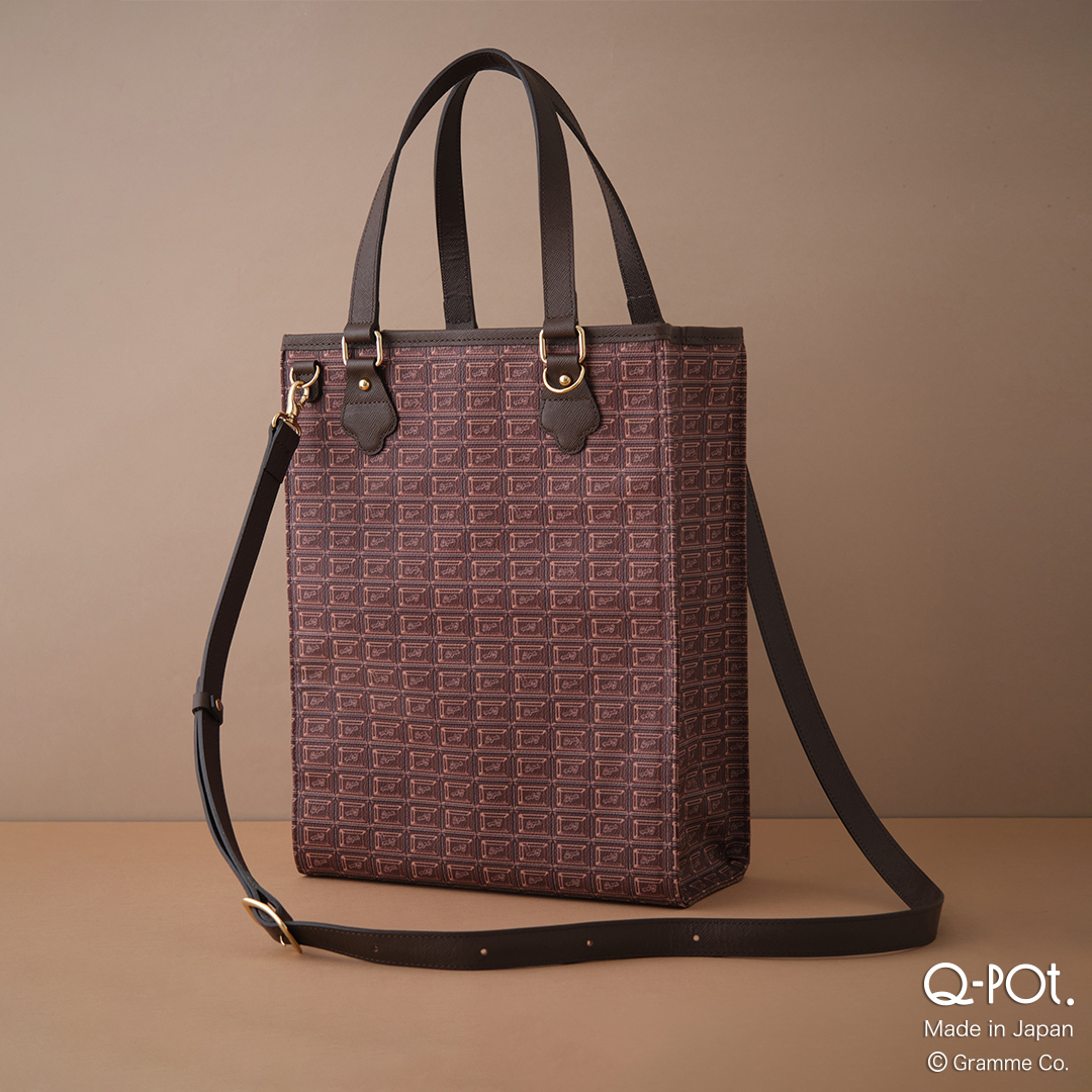 究極の「チョコレート スクエアトートバッグ」が誕生。 | Q-pot.