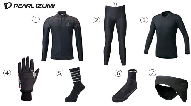 PEARL IZUMI（パールイズミ）ウィンドブレークタイツ 6000-3DR【5