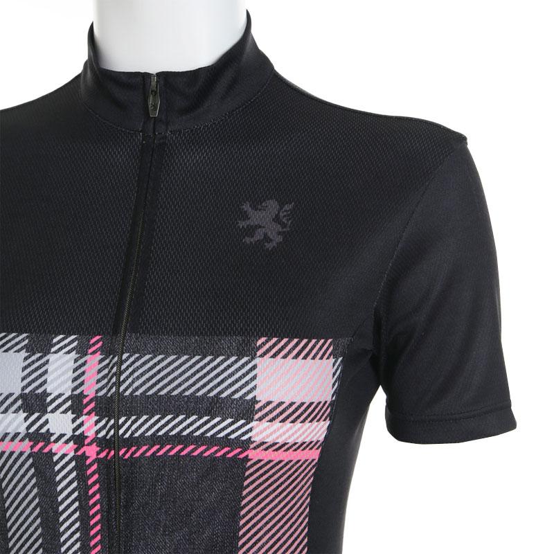 KAPELMUUR（カペルミュール）LADIES半袖ジャージ ネオンチェック