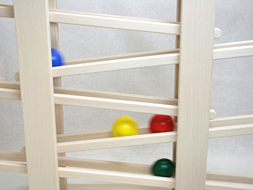 木のおもちゃ カルテット / ゴロン・ゴロンと動きが楽しい NIC ニック