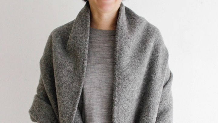 ラプアンカンクリ｜ポケットショール UNI｜グレー