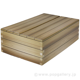 ダミーBOX 木箱風: POPツール｜販促物・販促通販の【POP GALLERY
