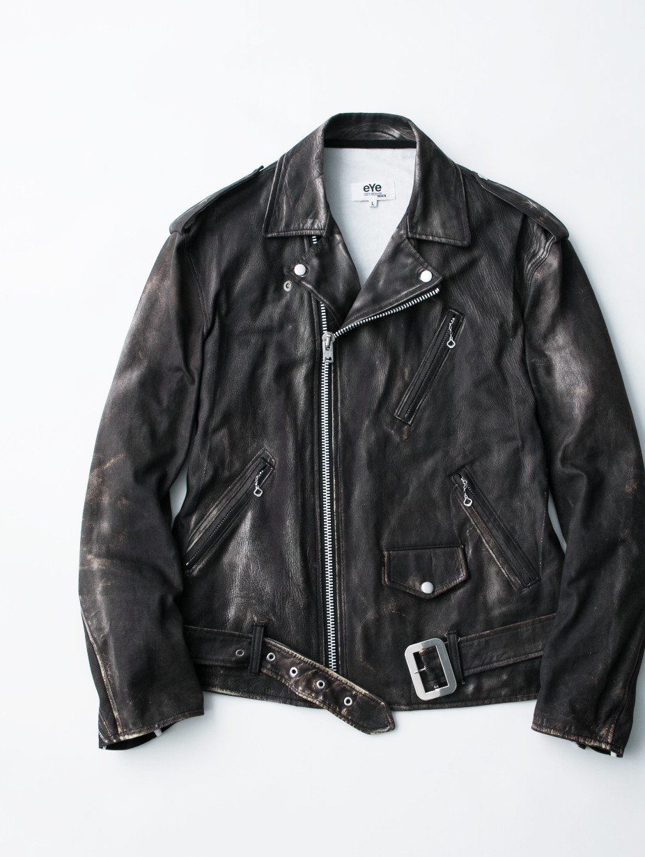 どう見てもレザーのライダース⁈ eYe ジュンヤ ワタナベ マンのユニーク