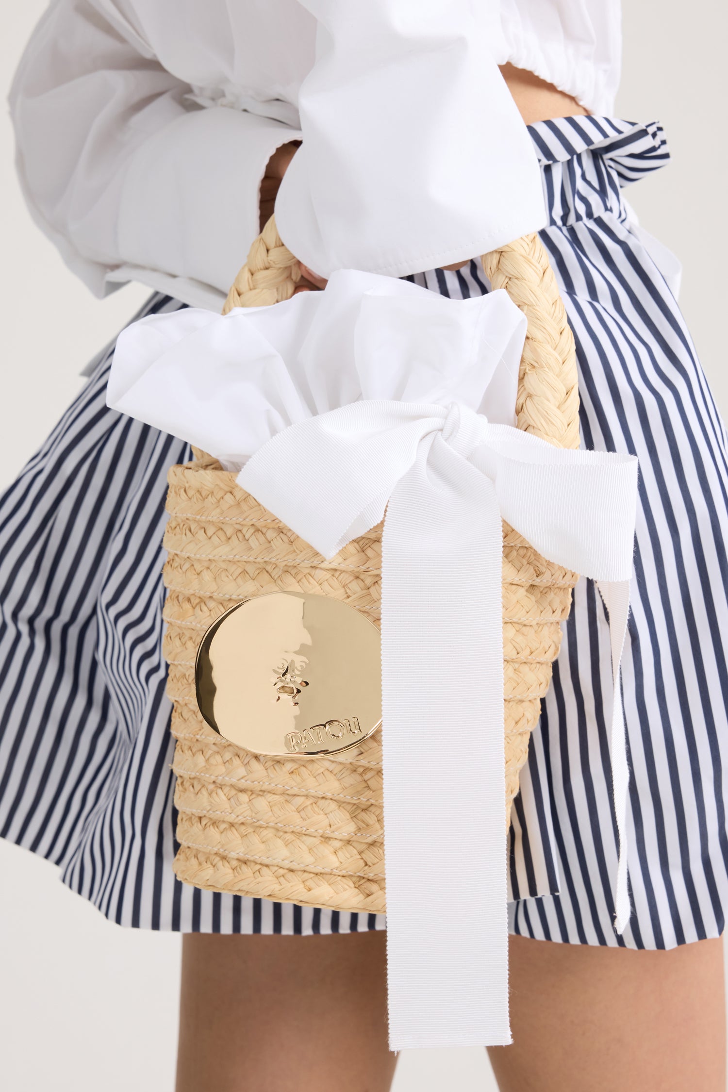 Patou | ラフィア アイコニック バケットバッグ