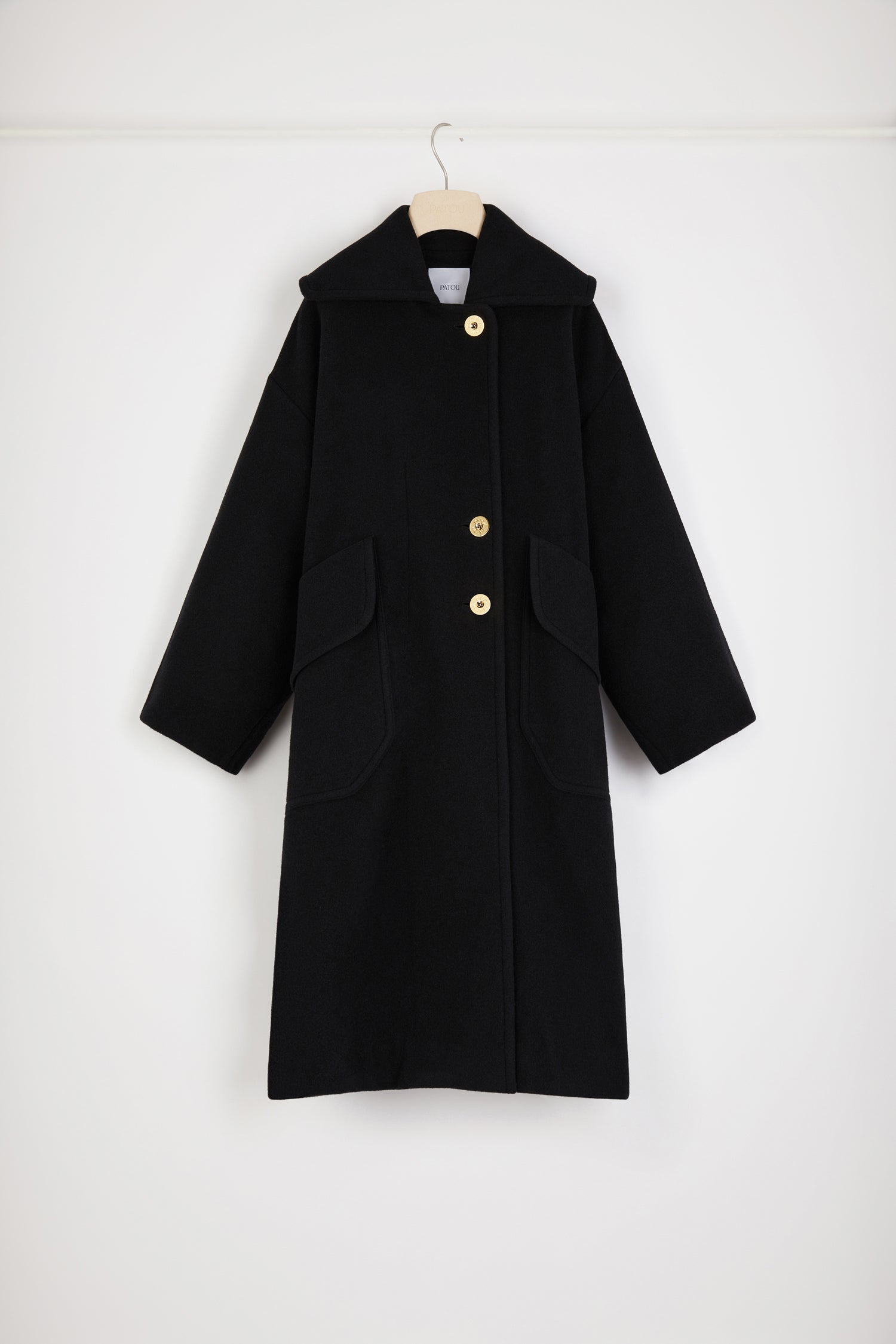 Patou | ダブルフェイスウール マキシコート