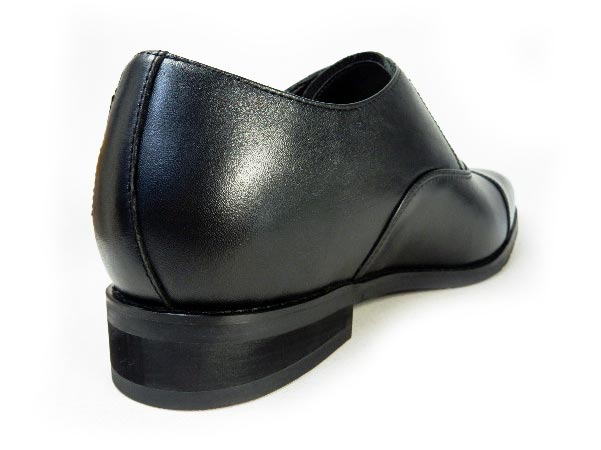 PARASHOE 本革 内羽根ストレートチップ（キヤップトゥ）シークレット