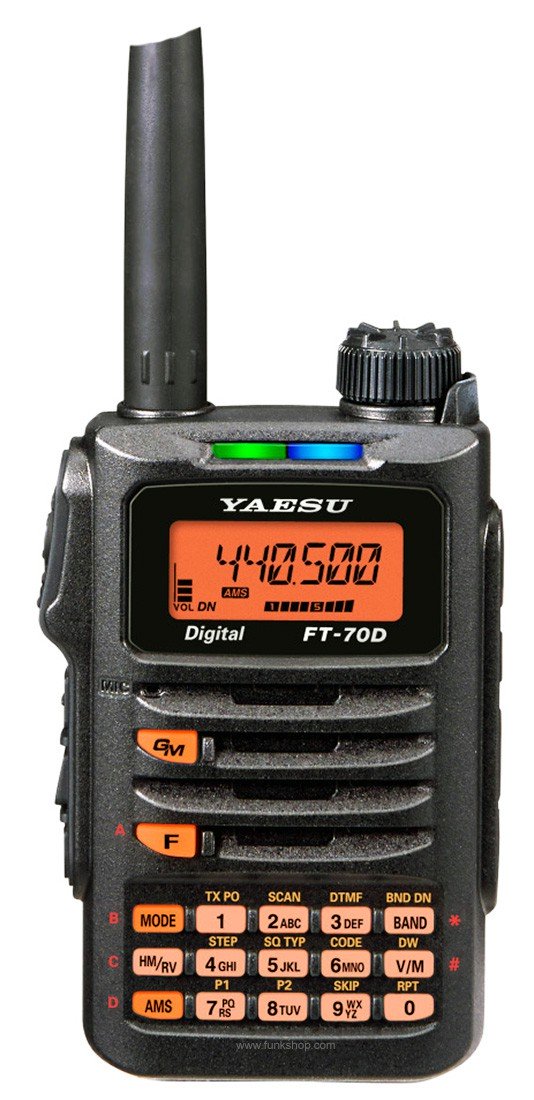 Yaesu FT-70D/E dualband handheld C4FM & FM