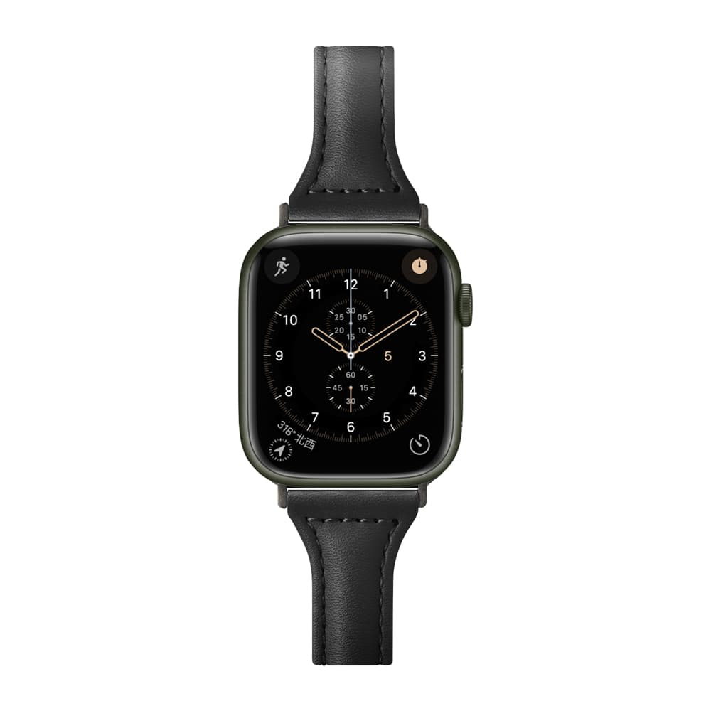 Apple Watch 42/41/40/38mm用 PUレザーバンド [ブラック]｜株式会社PGA