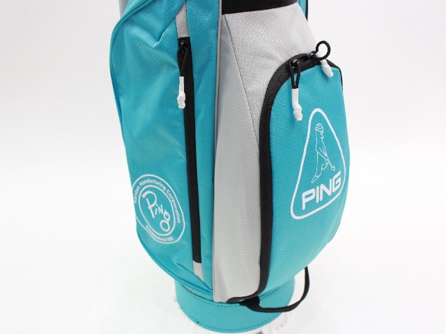 CB-P225 サステナブル ブルー/シルバー ピン(PING) キャディバッグ