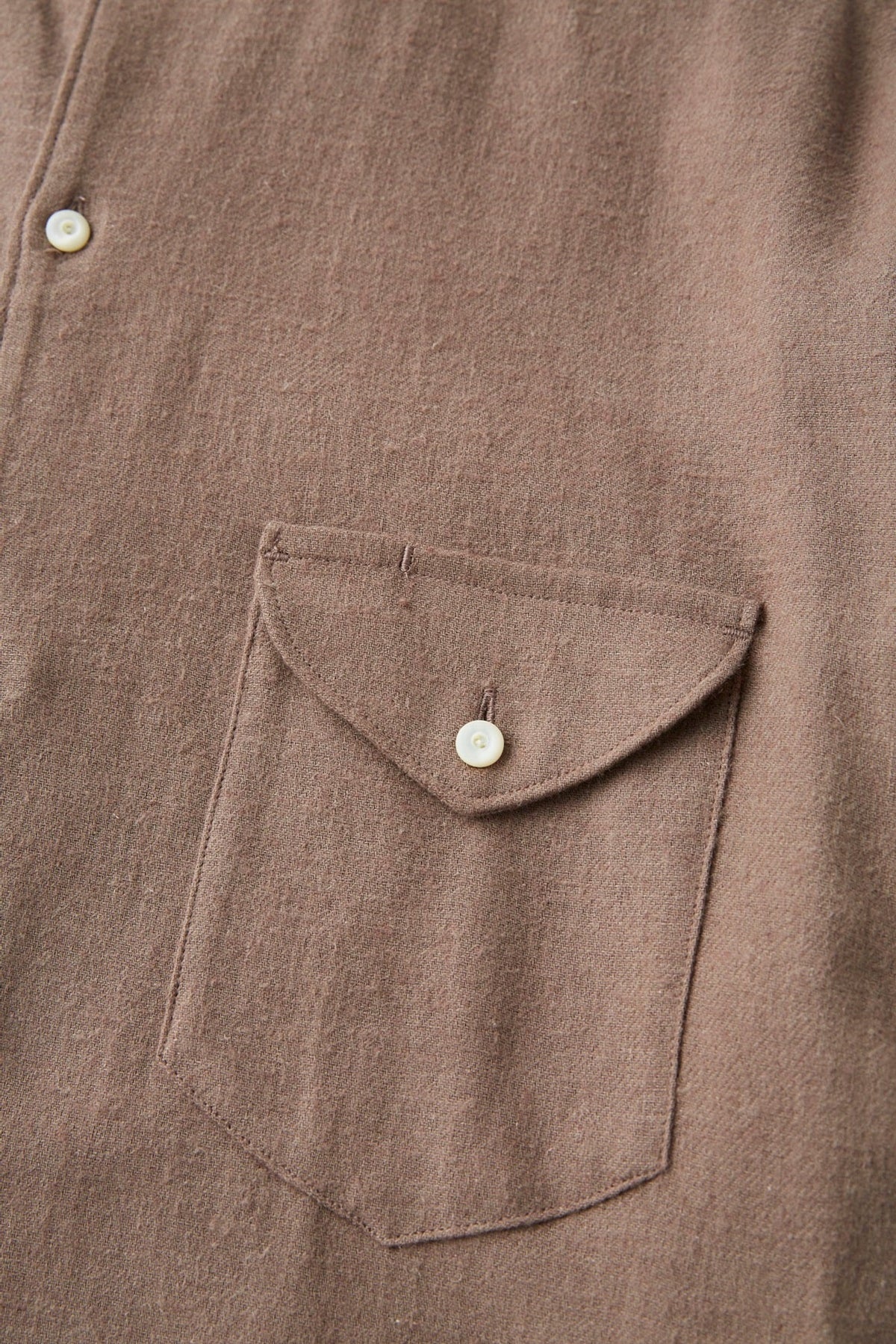 ○OLD JOE - BAND COLLAR LONG TAIL SHIRTS - MINK – PHAETON