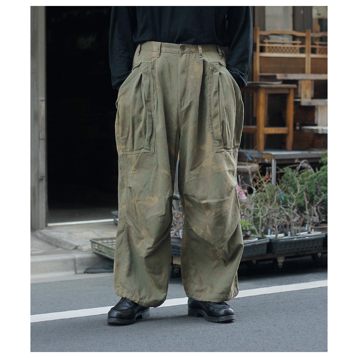グランク GURANK カモ カーゴパンツ Camo cargo pants (2608X