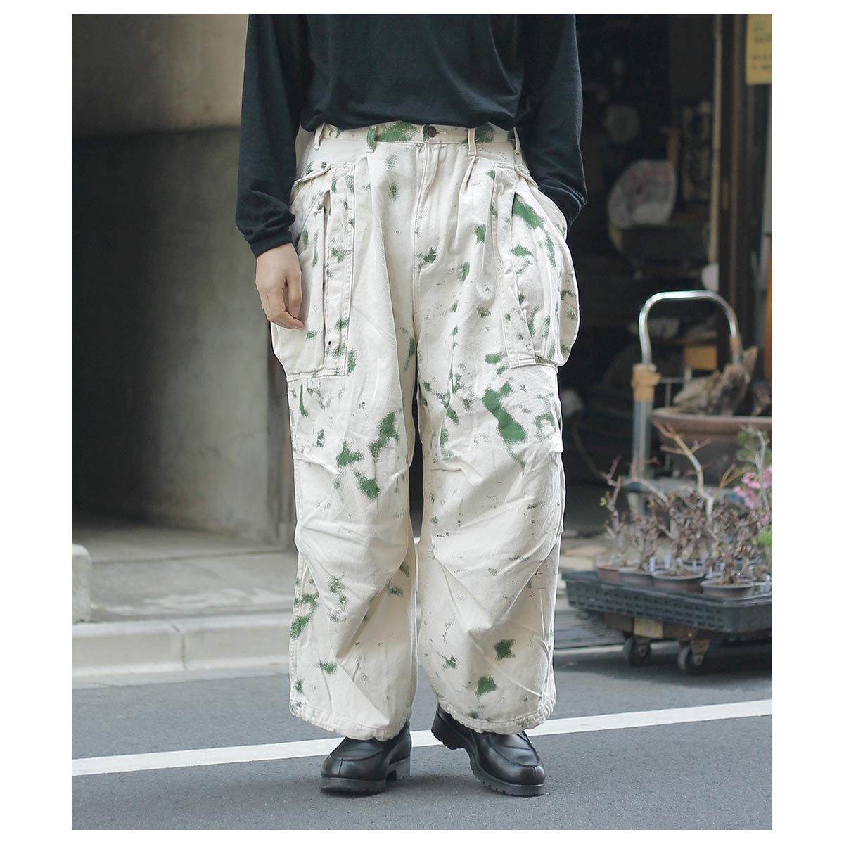 グランク GURANK カモ カーゴパンツ Camo cargo pants (2608X