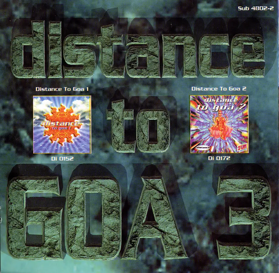 Distance To Goa1-3 Goa Trance CD