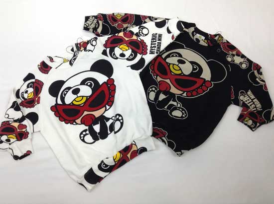 ヒステリックミニ（HYSTERIC MINI） パンダミニちゃん＆ロゴ柄ドルマン