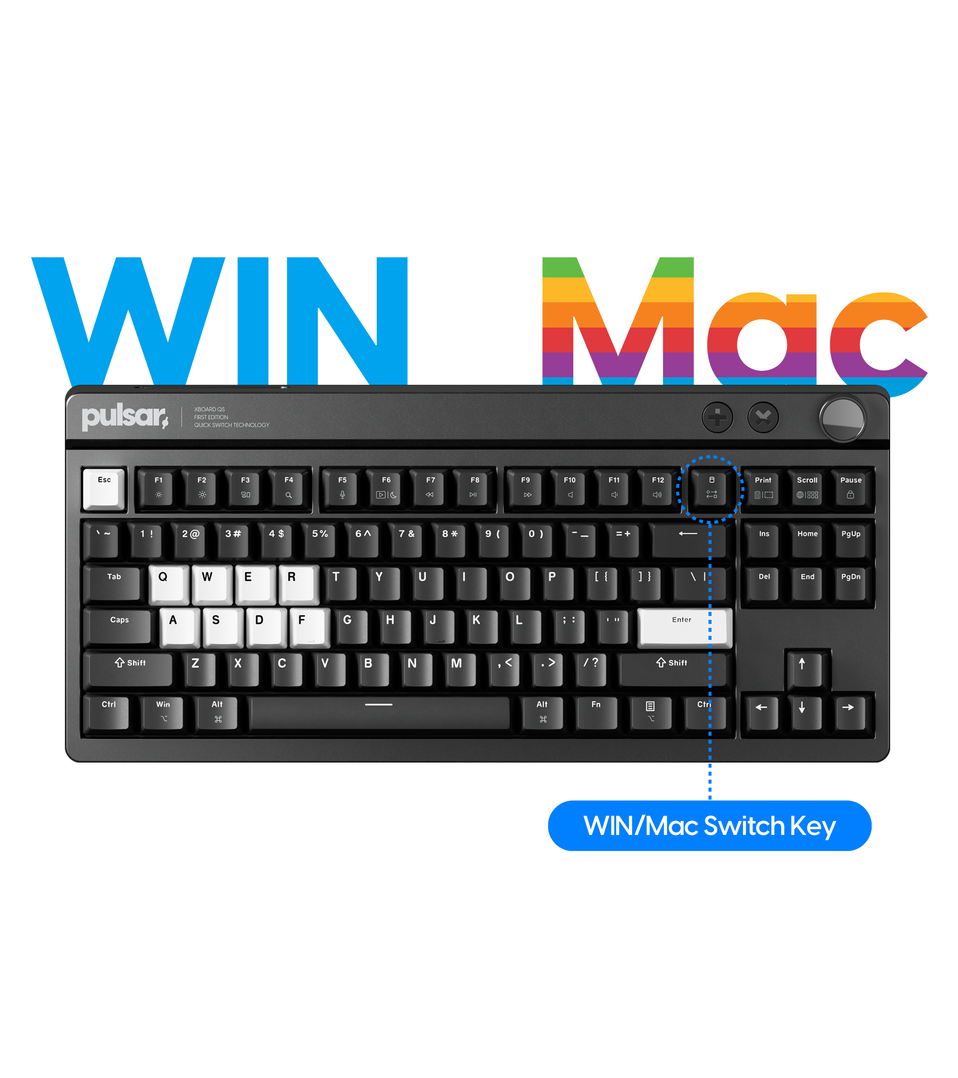 ANSI] XBOARD QS Mechanical Gaming Keyboard – Pulsar Gaming Gears