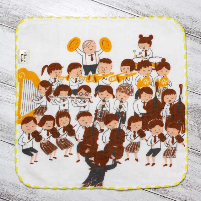 ShinziKatoh 《 ジュニア・オーケストラ 》 タオルハンカチ 456011