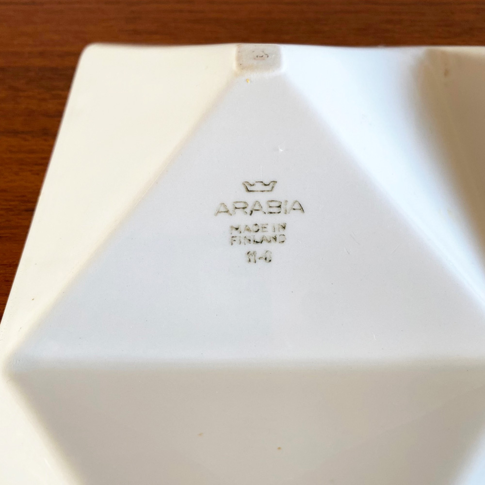 Kaj Franck / カイ・フランク KF-1 オリガミ プレート ARABIA | 北欧