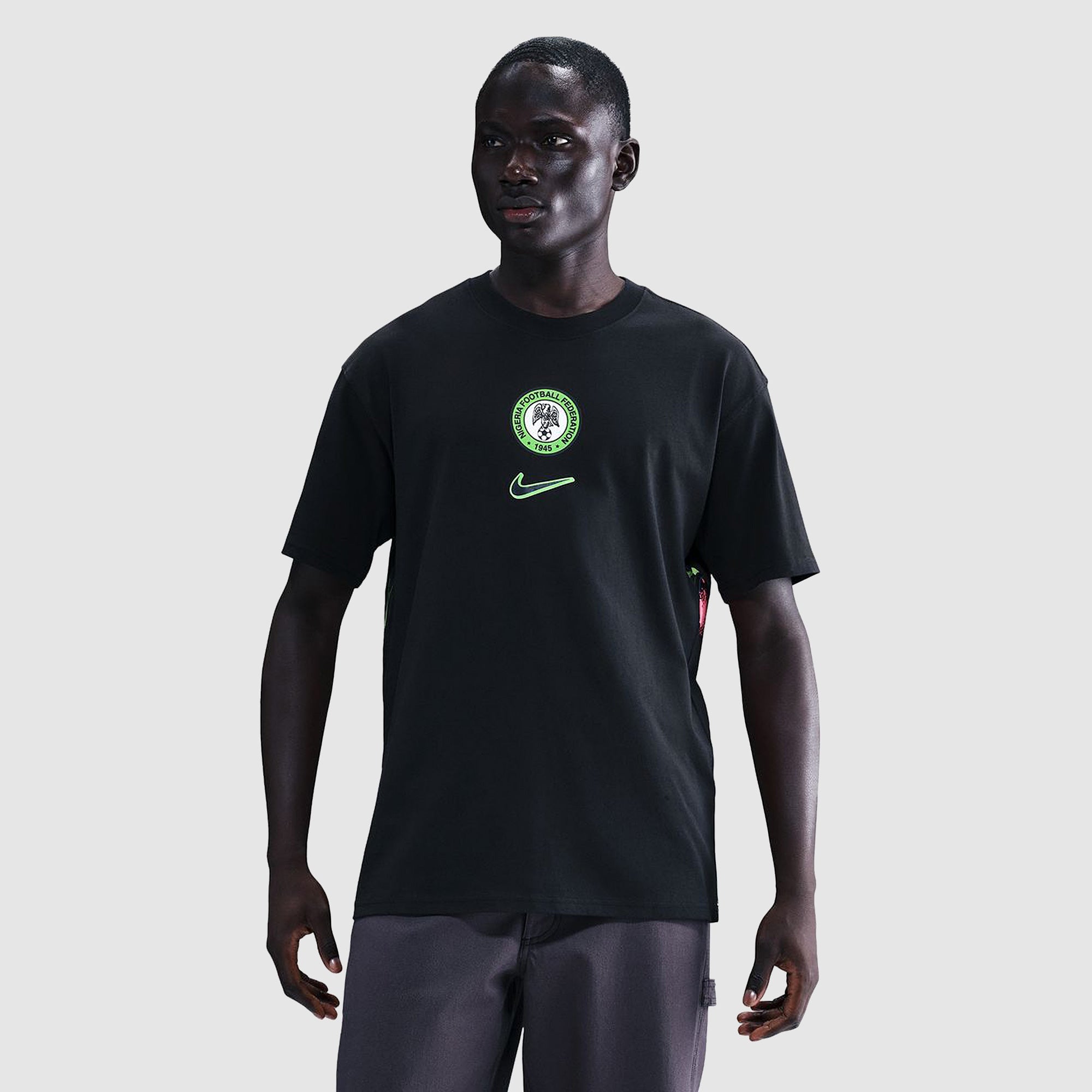 Nike Nigeria 2025 Premium Goalkeeper T-Jersey - Black - Mens Replica