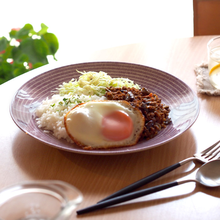 アラビア 24h アベック プレート 26cm パープル / ARABIA 24h Avec