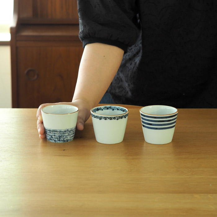 副千製陶所 渕地紋 そば猪口 | 食器と料理道具の専門店「プロキッチン」