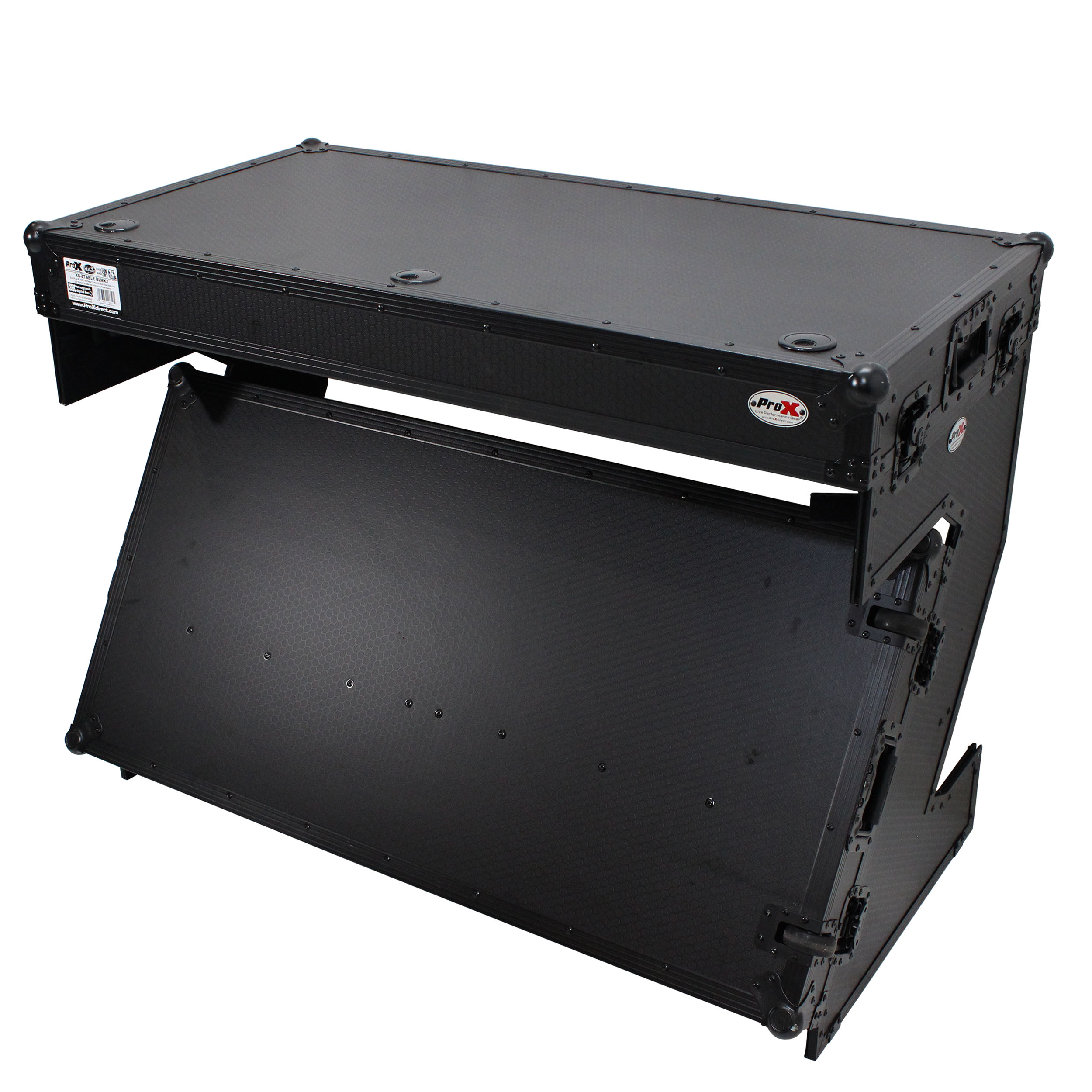 Z-Table DJ Workstation both Flight Case Table Portable with Wheels