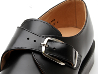 ジョージコックス4067ブラックレザー ブラックインターレース／ROCK