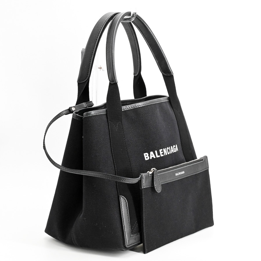 ネイビーカバスS(約W30xH23xD17cm ブラック): ブランドバッグ【公式