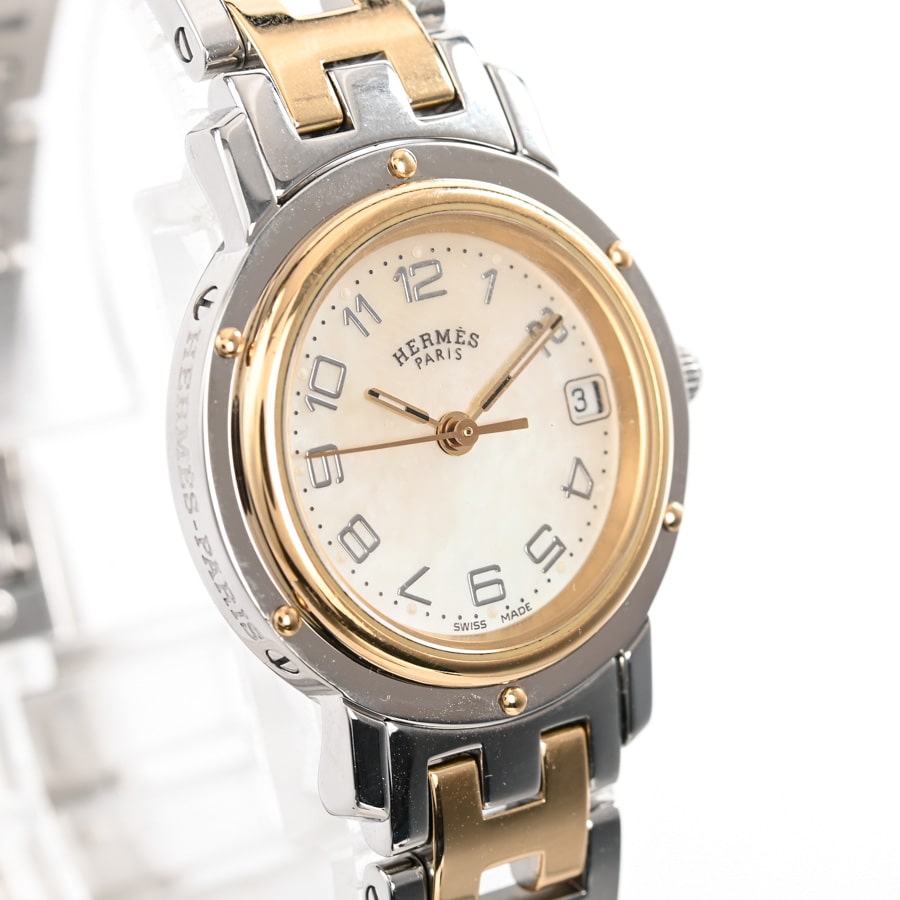 クリッパー(ケース:約24mm/ブレスサイズ:約15.5cm ホワイトシェル