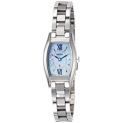 SEIKO LUKIA SOLAR RADIO WAVE SILVER WOMEN WATCH SSVR129 - ROOK JAPAN