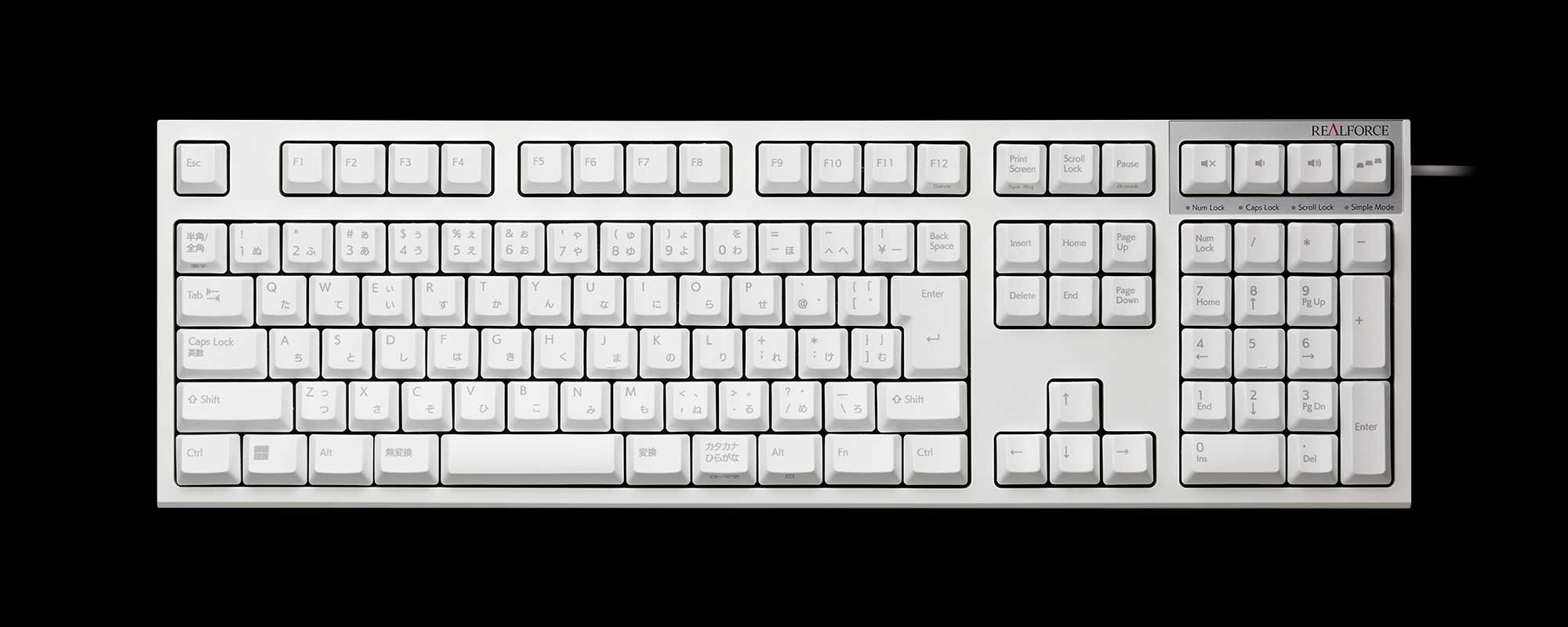 製品 : REALFORCE / R3SA41 | REALFORCE | 日本製プレミアムキーボード