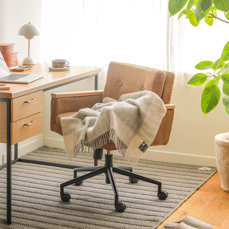 ウールブランケット Silkeborg ダナーヤ フレームチェック ｜家具