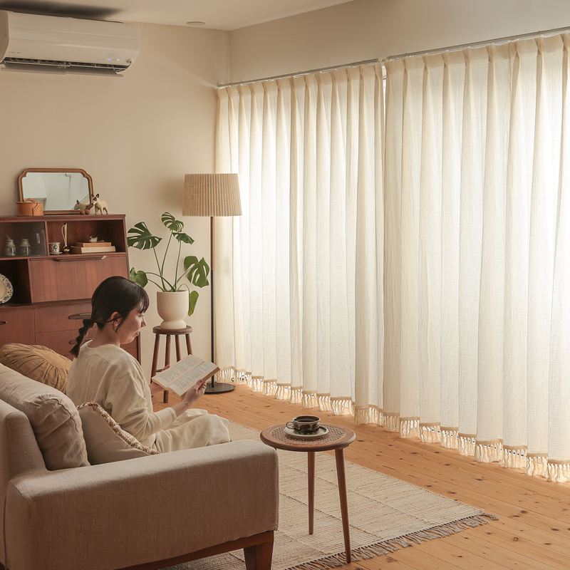 ドレープ-ダブルガーゼカーテン Soa ｜家具・インテリア通販 Re:CENO