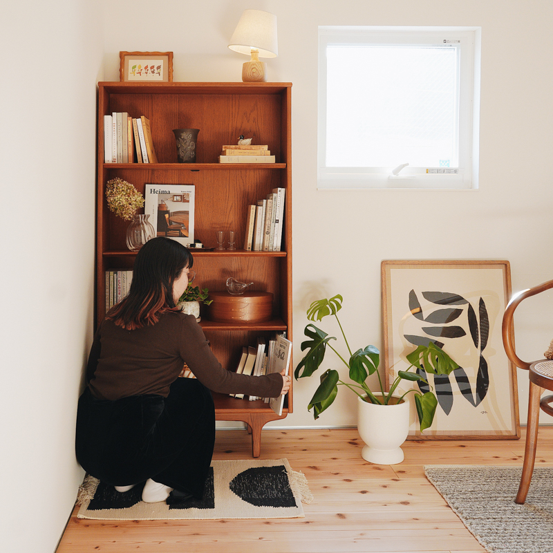 わたしの愛用品-4.5畳で理想の書斎づくり ブックシェルフ siltaが