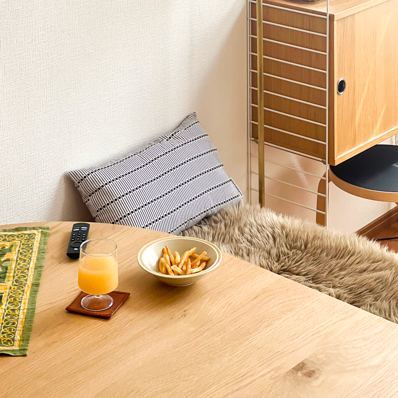 わたしの愛用品-ダイニングにくつろぎをダイニングベンチ PAPERCORDを