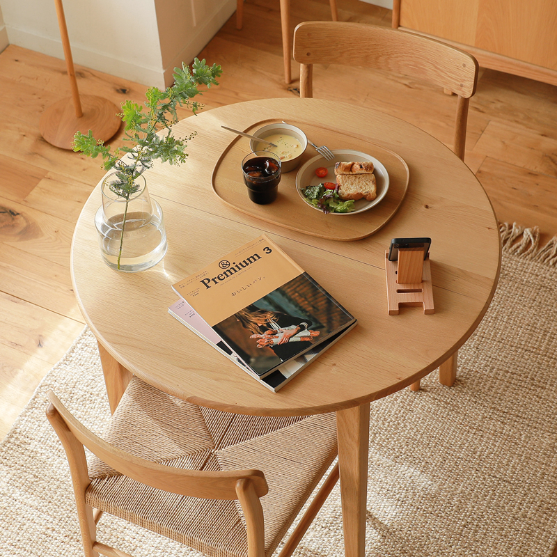 わたしの愛用品-伸長式ダイニングテーブルfolk Jr.が1人暮らし・1K8畳