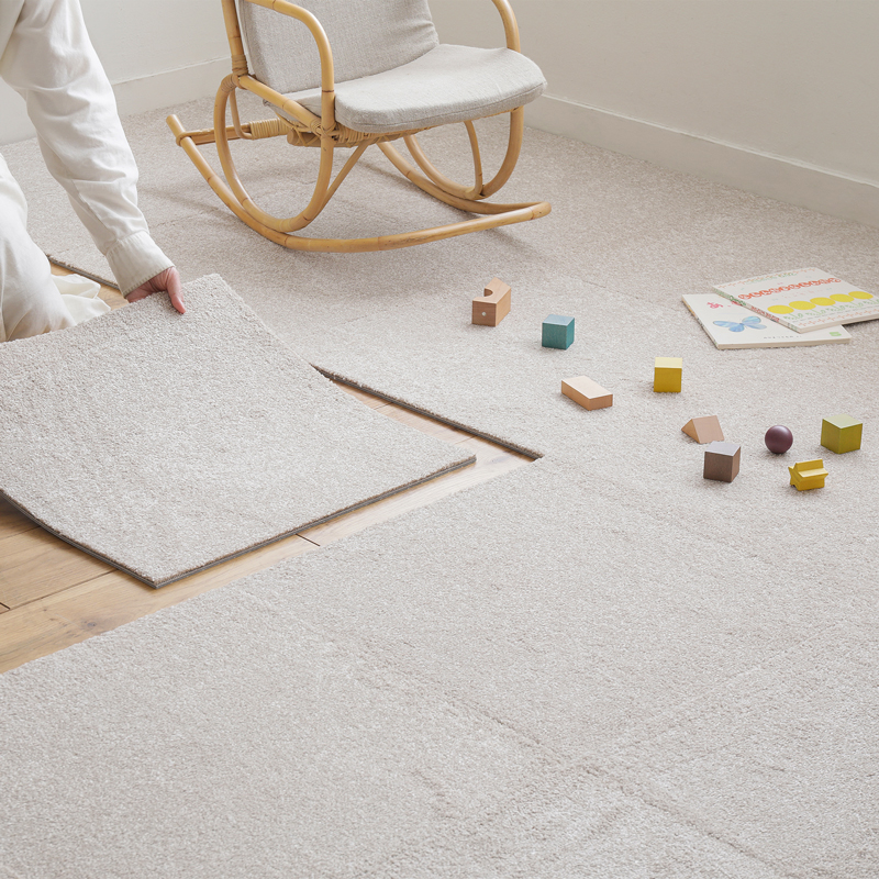 国産 洗えるタイルカーペット ソワレ（50×50cm） ｜家具・インテリア