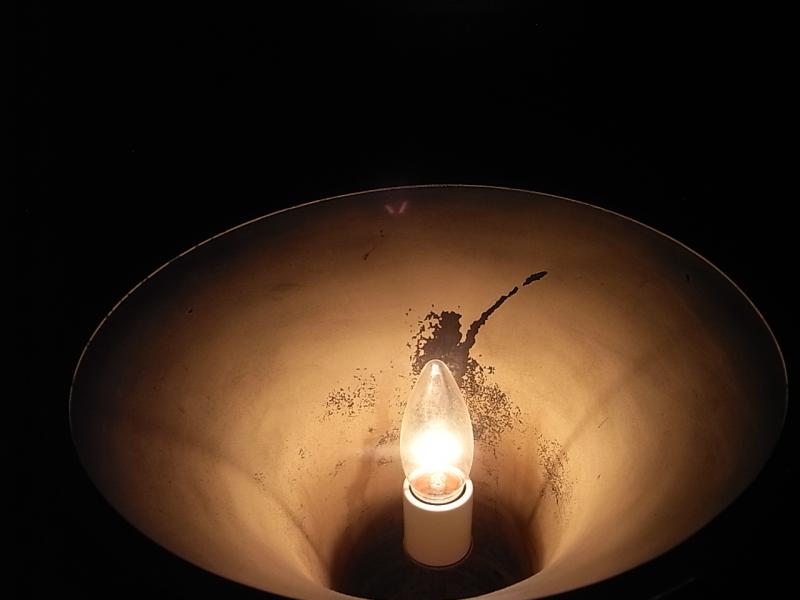 シルバー色アンティークフロアーライト、フロアスタンド、アールデコ