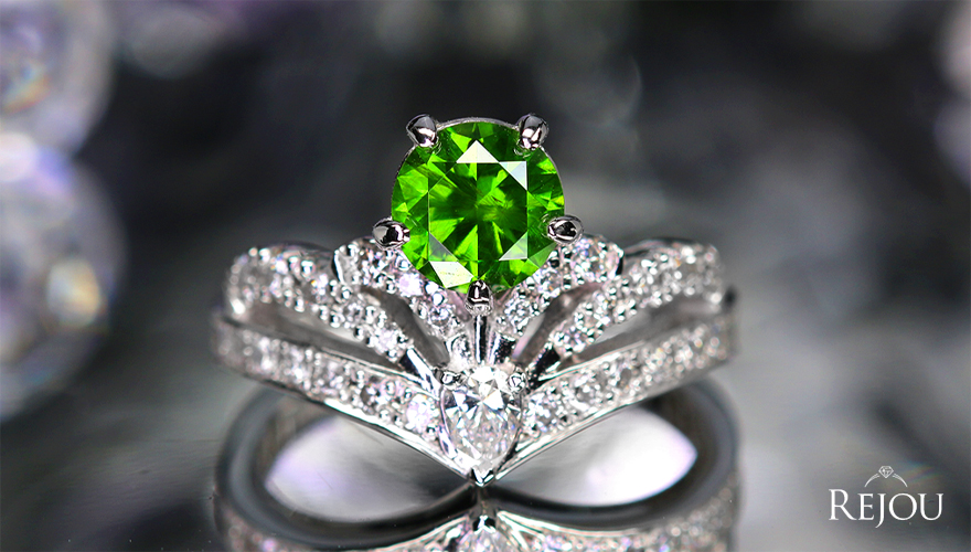 第472回抽選販売＞ロシア産デマントイドガーネット 1.1ct ダイヤモンド