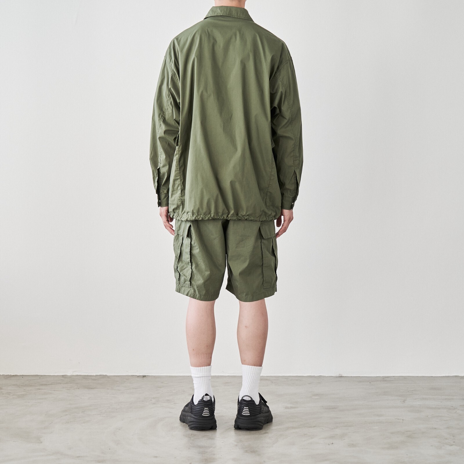 サイドポケット ストレッチオーバーシャツ - フレッシュサービス