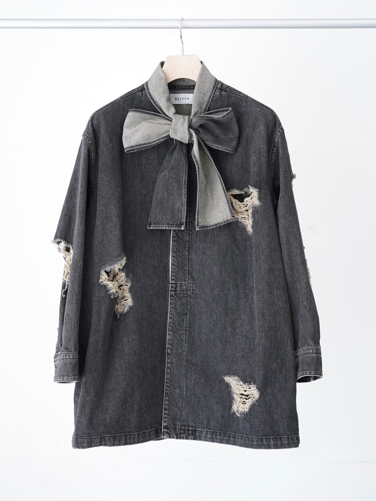 デニムボウタイブラウス - ベルパー レディース & メンズ｜公式通販