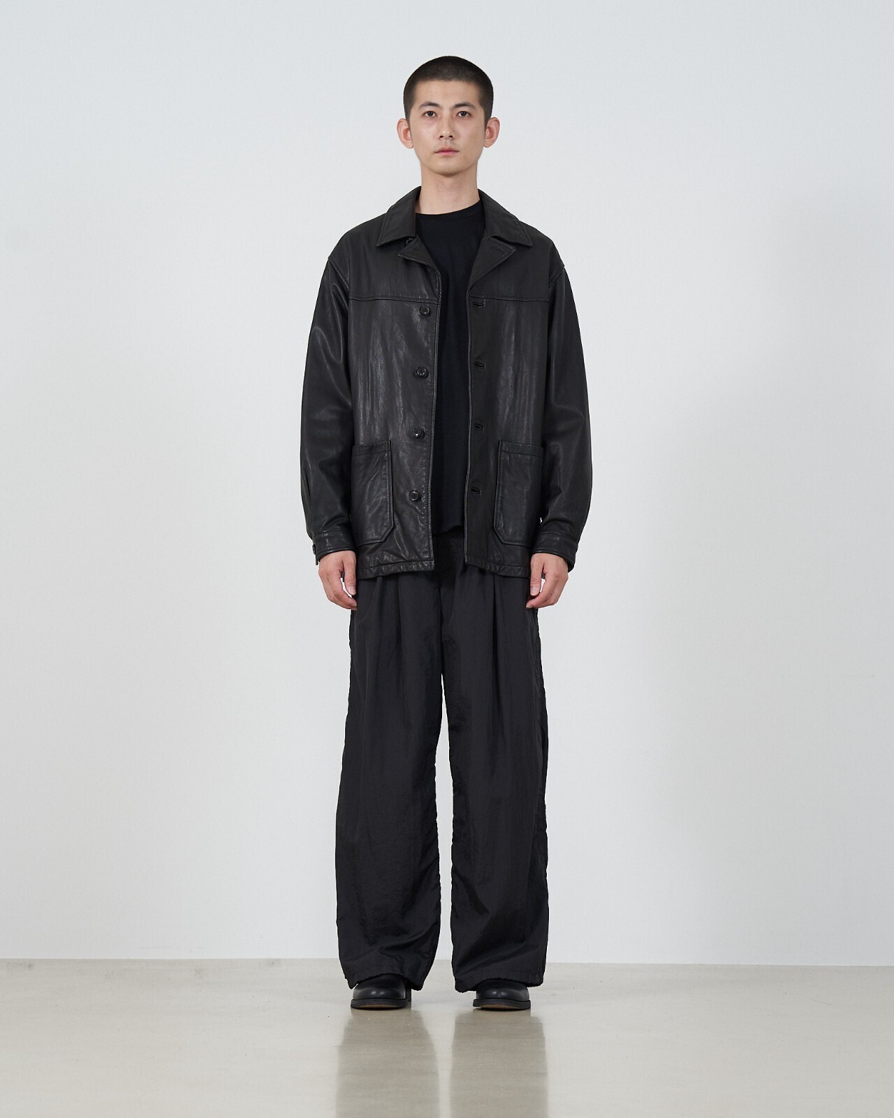 GOAT LEATHER CAR COAT - YOKE MENS｜Official Online Shop - REROPE