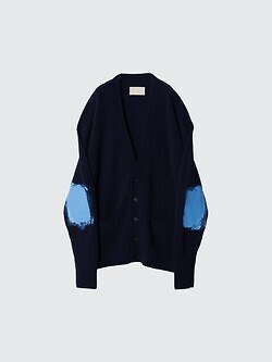 ペイントエルボーパッチカーディガン - ヨーク メンズ｜公式通販サイト
