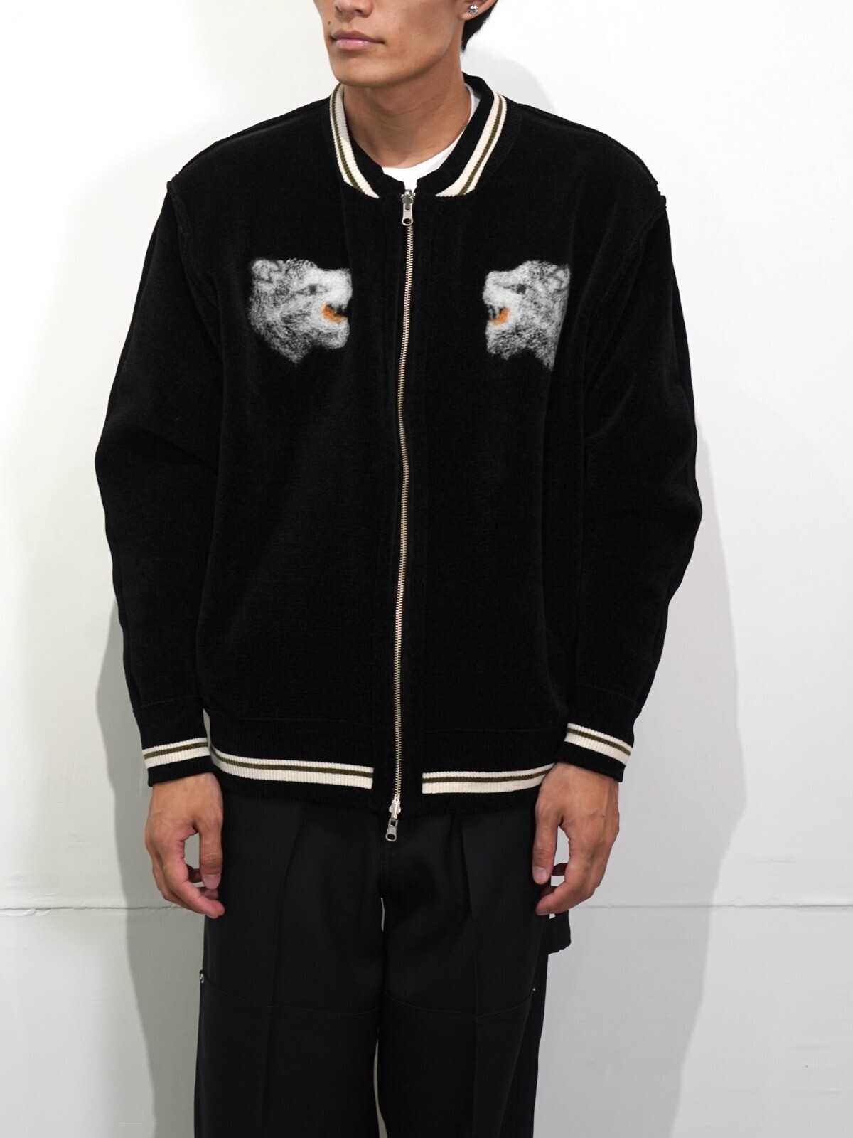 Needle Punch Reversible Ska Knit - DAIRIKU MENS｜Official Online