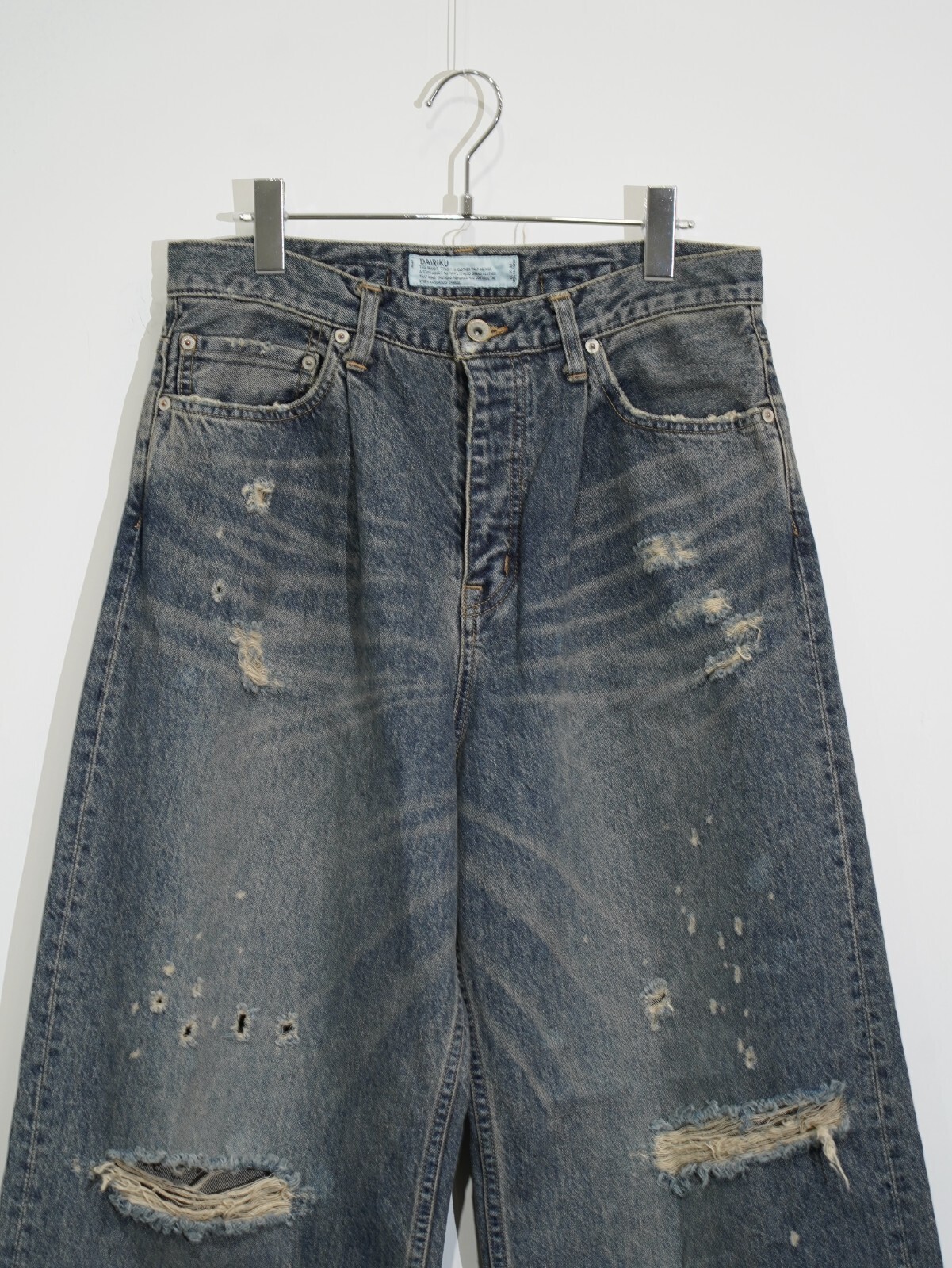 スパーダメージ ワイドデニムパンツ - ダイリク メンズ｜公式通販